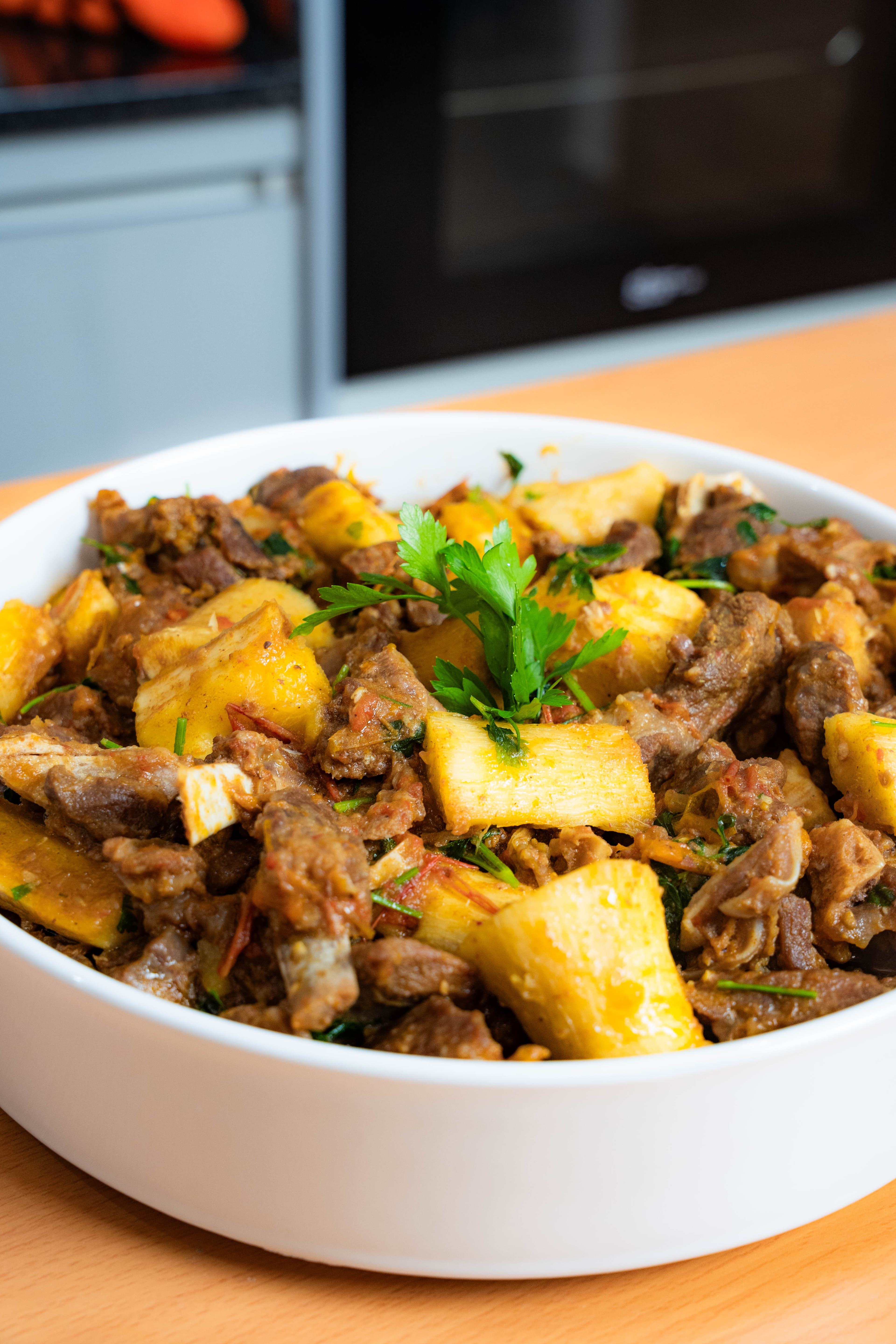 Estufado de Carneiro com Mandioca